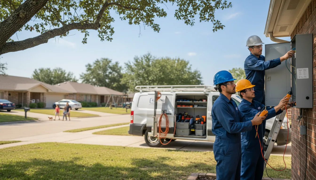 Certified electrician providing emergency electrical services in Weston, MI